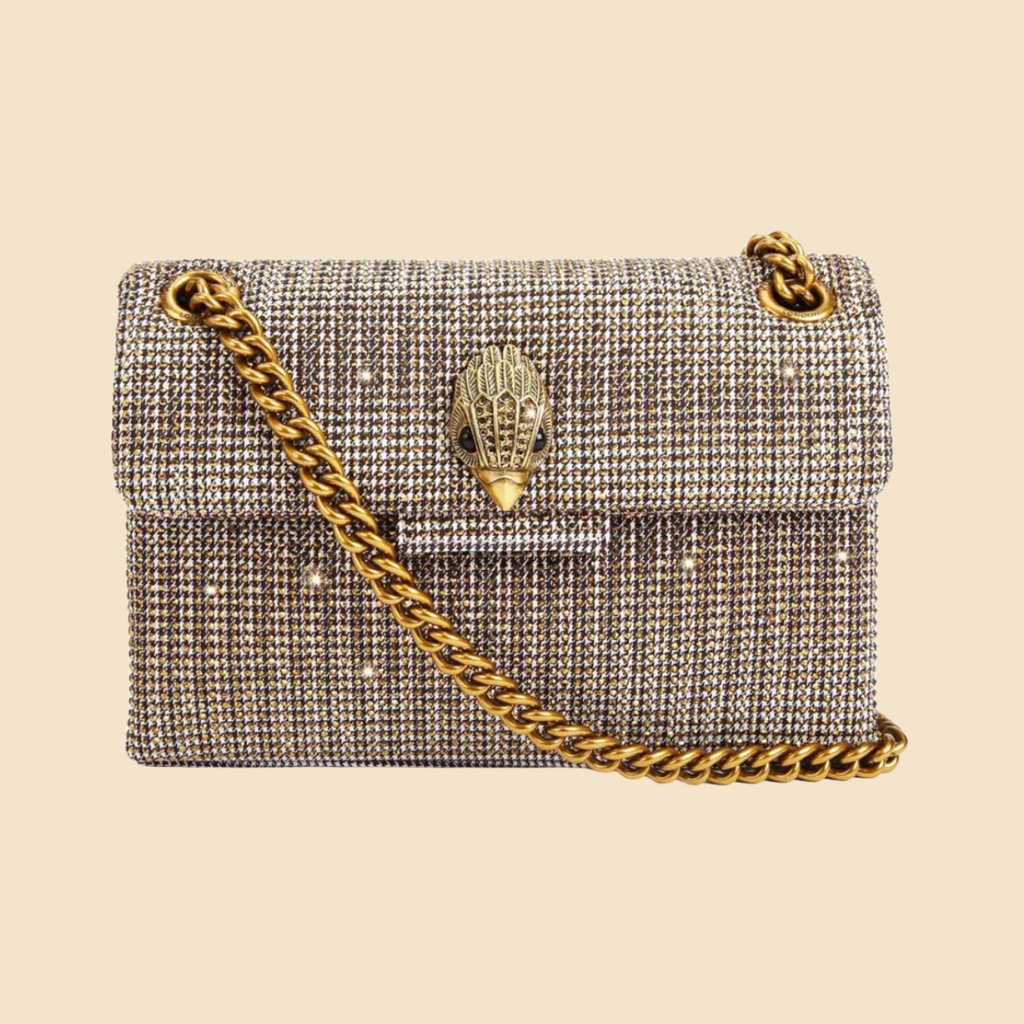 Kurt Geiger Mini Tweed Kensington Bag
