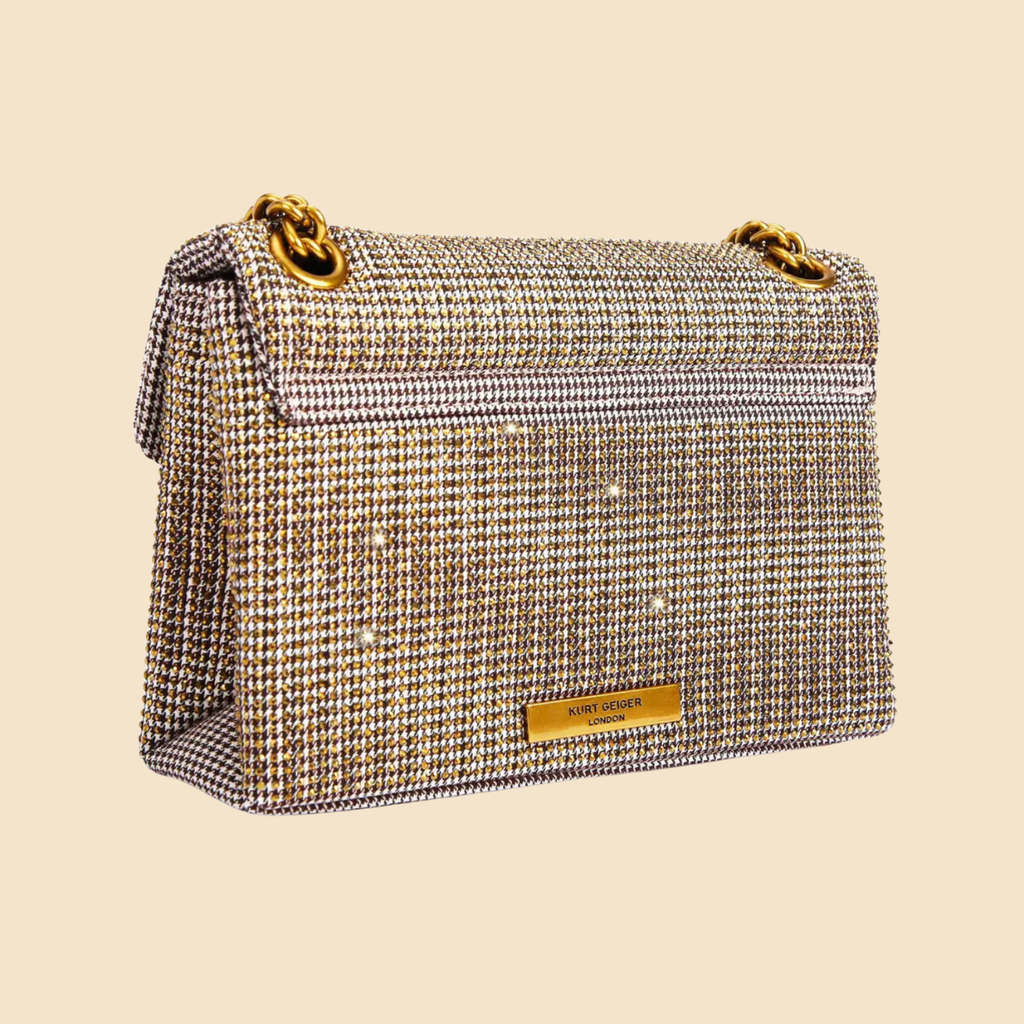 Kurt Geiger Mini Tweed Kensington Bag